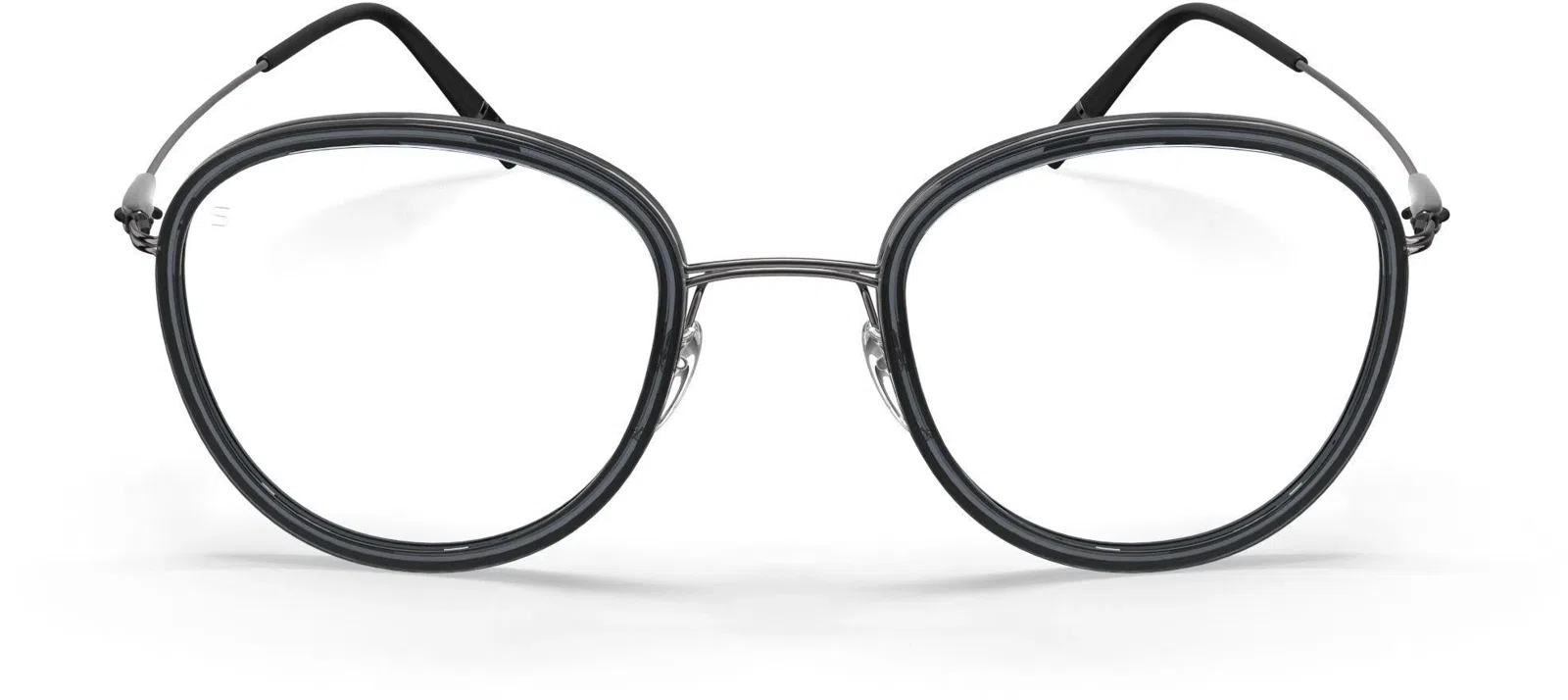 Silhouette Dynamics Colorwave Contour 5581 Eyeglasses - Ruthenium / Graphite - view 6